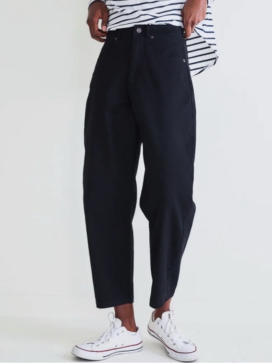Ruti Denim - RUTI Black The Barrel Leg Denim Pants Size 4
